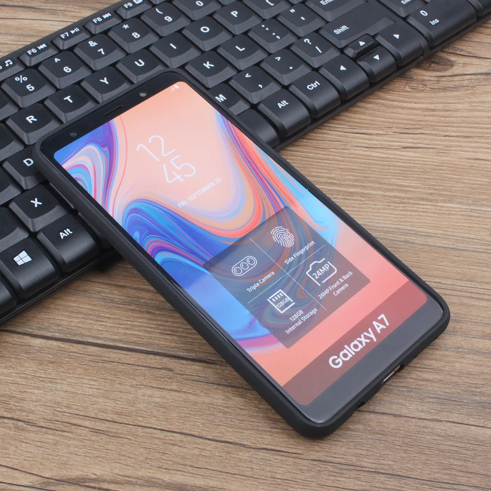 Куртка из джинсовой ткани чехол для телефона Samsung Galaxy A7 2018 S9 S8 плюс силиконовая