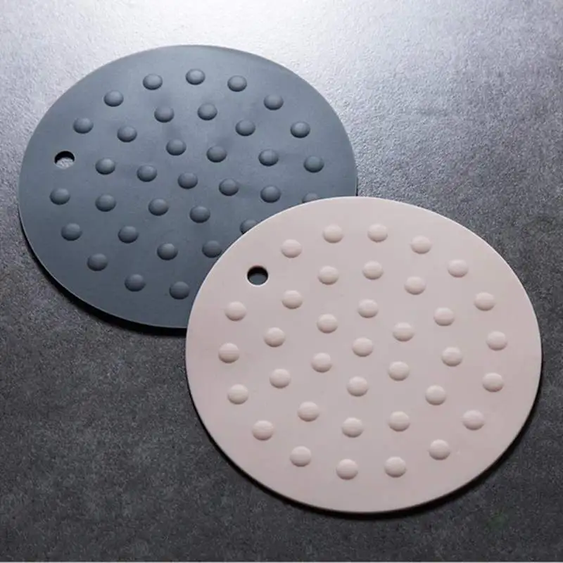 1 шт. круглый дизайн стол изоляционный коврик Твердые салфетки нескользящий