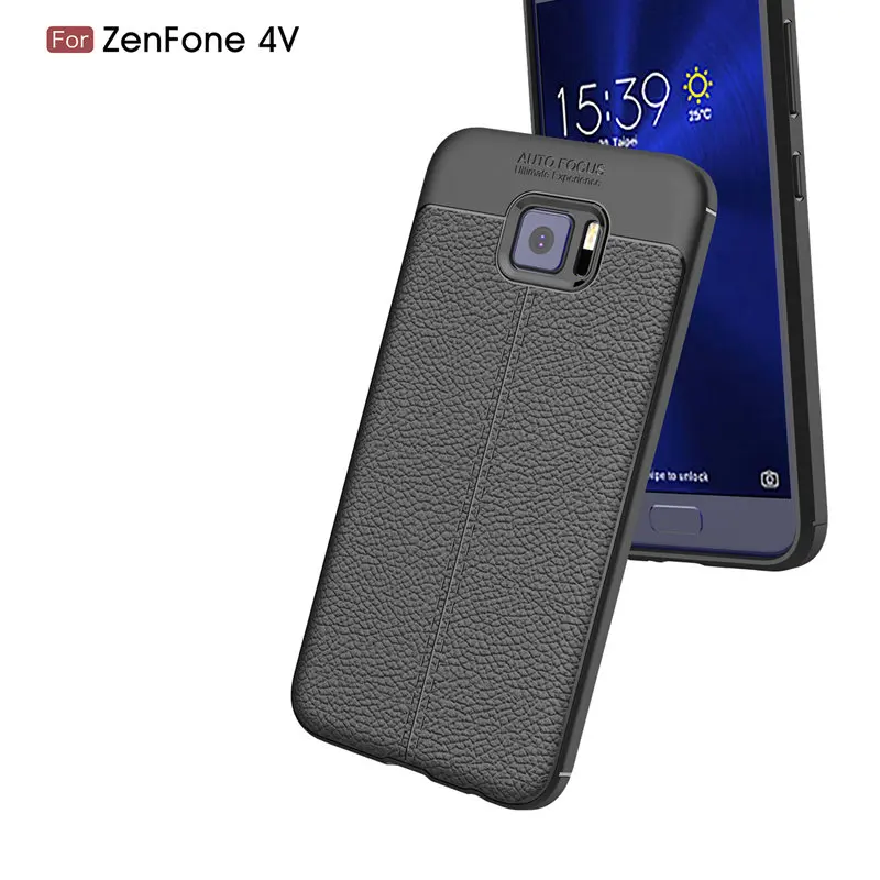 Для Asus Zenfone V V520KL чехол Чехол ударопрочный Роскошный из ТПУ с личи для телефона |