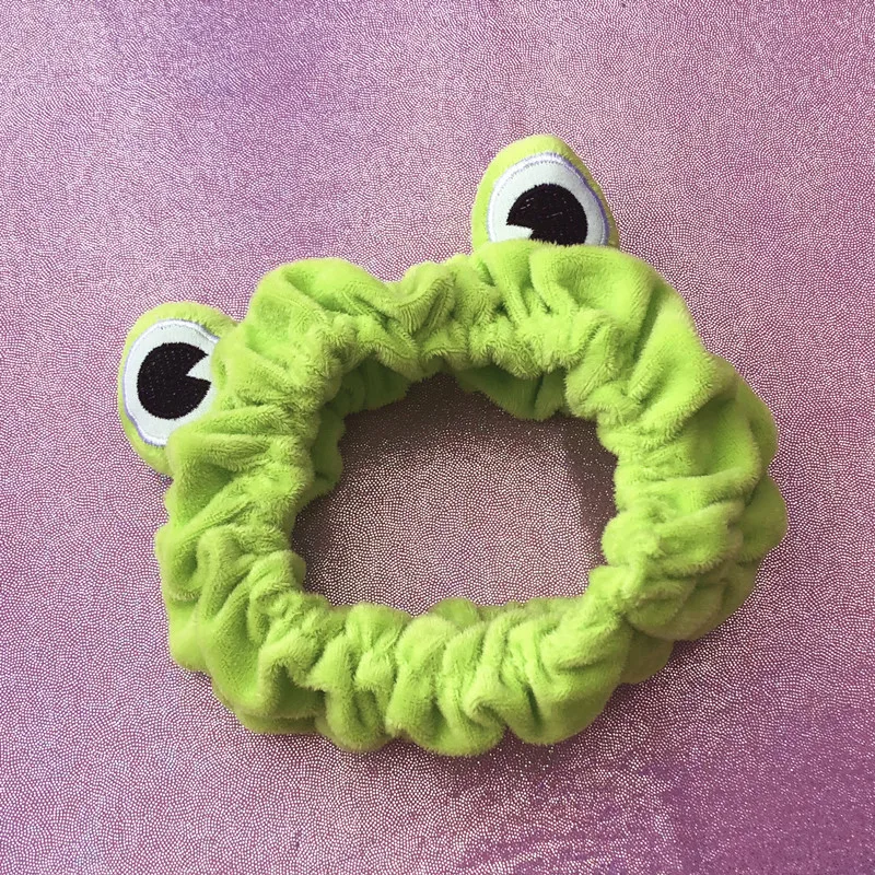 Cute Funny frog hair elastic wide-brimmed animal accessories | Hair Ties