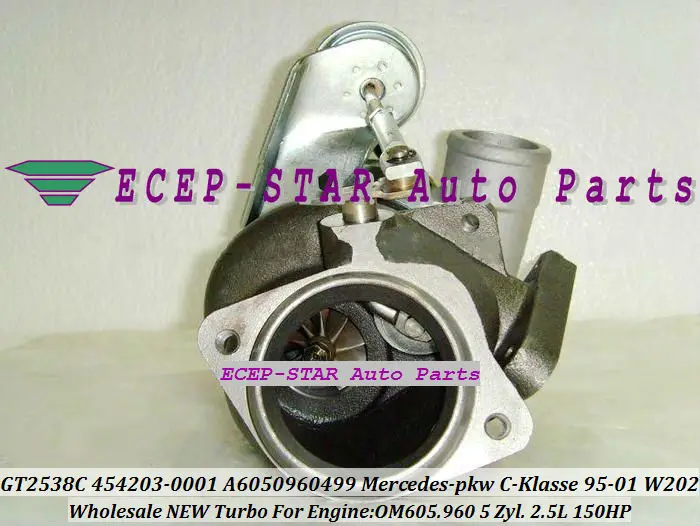 Бесплатная доставка GT2538C 454203 0001 6050960499 5001S турбо для Mercede s PKW C E G W461 G290 W210 E250 W202 C250 OM605