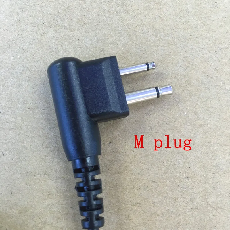 Зажим для наушников PTT гарнитура с разъемом M 2 штырька motorola gp2000 a8 ep450 gp3188 cp040 Hytera tc600