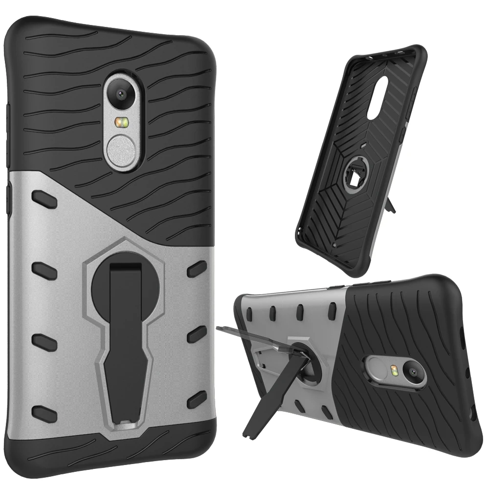 Для Xiaomi Redmi Note 4 4X Case Heyqie 360 Градусов Вращения Броня Kickstand PC + TPU Телефон Обложка |