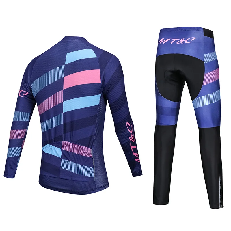 Комплект одежды MT & C для велоспорта дышащая майка фиолетового цвета