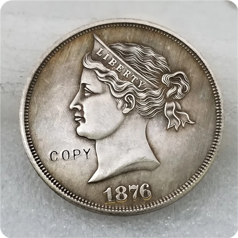 Копия 1876 $1 доллар моряка Judd 1458 Pollock 1608 вероятно уникальная копия Бесплатная