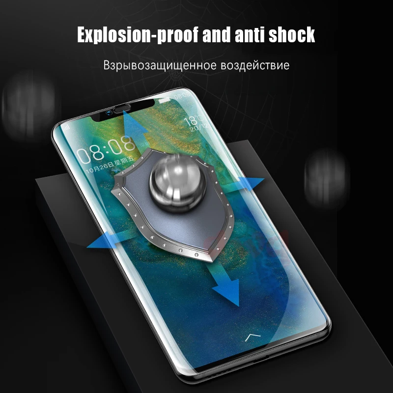 15D Гидрогелевая Защитная пленка с полным покрытием для Huawei Mate 20 Lite P30 P20 Pro экрана P