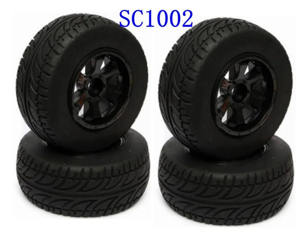 NEW 1/10 Short Course Wheels Off-Road Tires for hpi kyosho Slash RC Car 4pcs | Игрушки и хобби