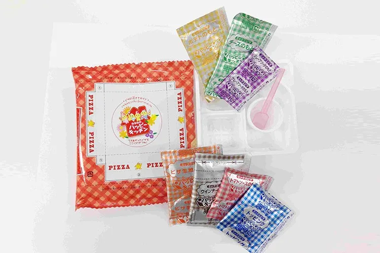 Японский Popin Cookin пицца. Kracie пицца кухня Cookin счастливый японский DIY игрушка ручной работы Рождественский подарок