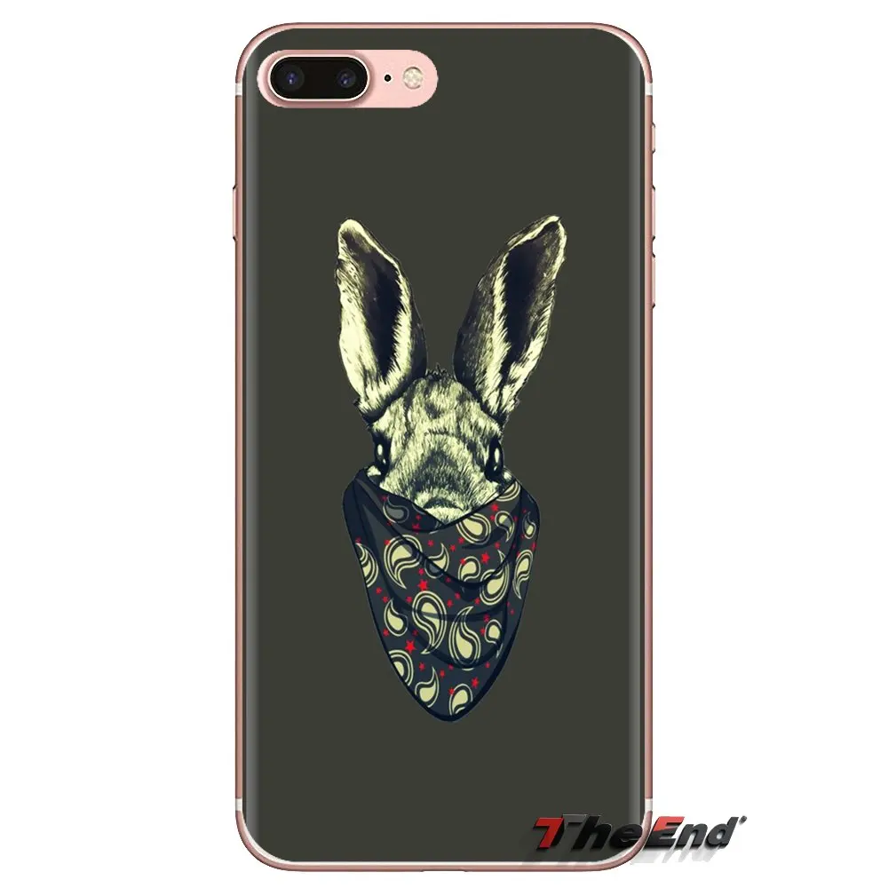 Mobile Phone Cover For Samsung Galaxy J1 J2 J3 J4 J5 J6 J7 J8 Plus 2018 Prime 2015 2016 2017 Dangerous Bunny Rainbow Camo Flower |