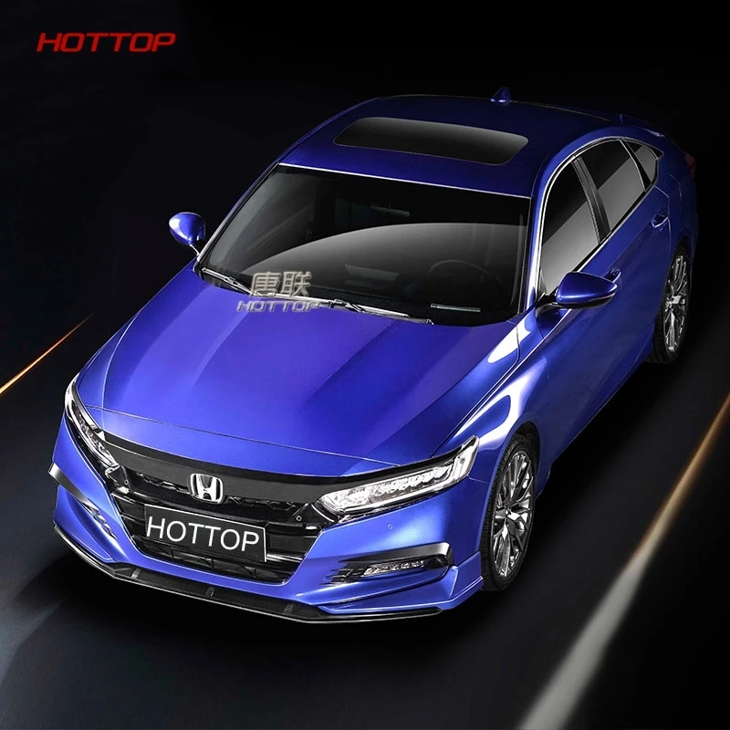 HOTTOP 4 шт./компл. автомобильные передние противотуманные фары светильник бровь фары полоски для век Накладка для укладки для Honda Accord 10th авто аксессуары
