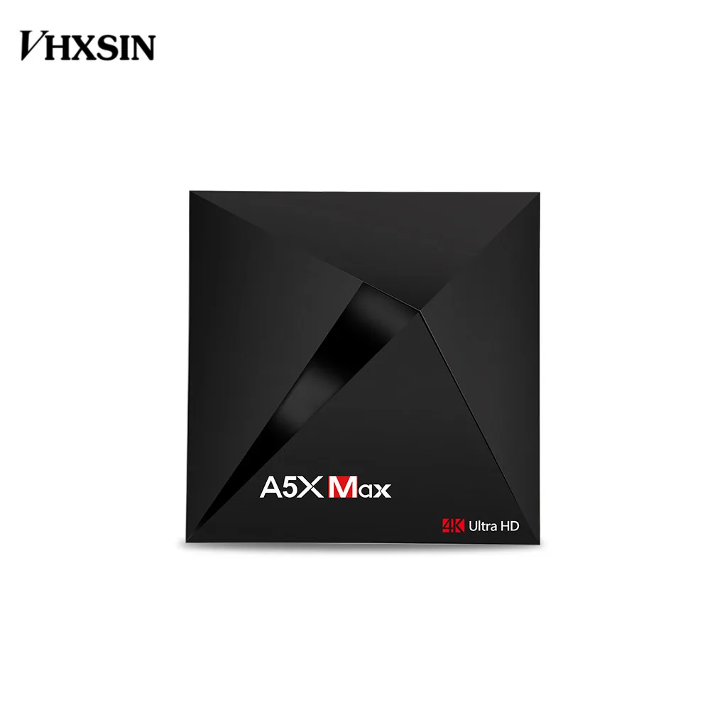 VHXSIN 20 шт./лот A5X Max Smart Android 9 0 TV Box RK3328 4K VP9 H.265 HDR10 USB3.0 4 ГБ 16 32 ГБ|ТВ-приставки и