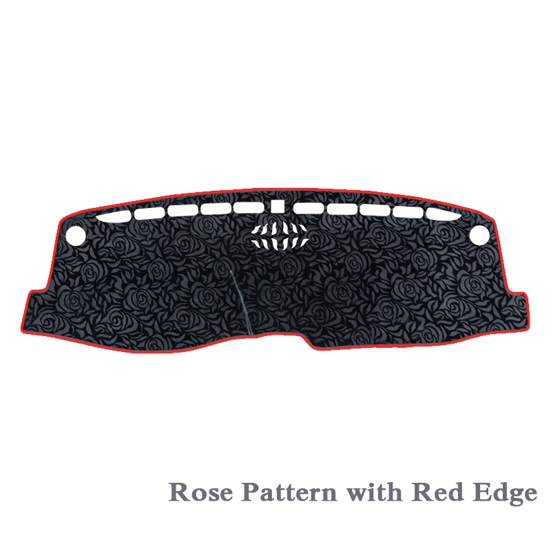 Car Styling Dashboard Protective Mat Shade Cushion Photophobism Rose Pattern Carpet For Ford Focus 4 2018 2019 LHD Internal Mats |