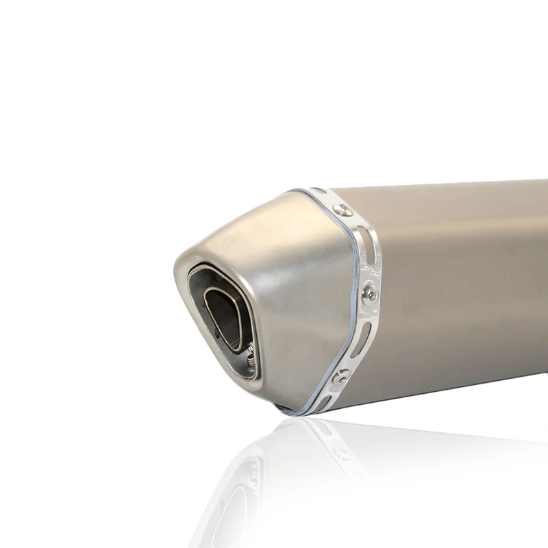 ZS заездов универсальный мотоцикл модифицированный скутер Akrapovic выхлопная Муфельная труба для GY6 CBR125 CBR250 CB400 CB600 YZF FZ400 Z750
