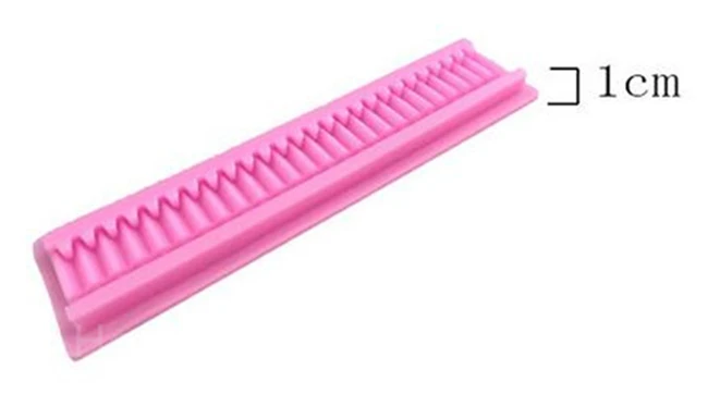 HOMEHOW 1 шт./лот длинная фотоволна помадка торт шоколад силиконовые формы 20*4 9*1 см