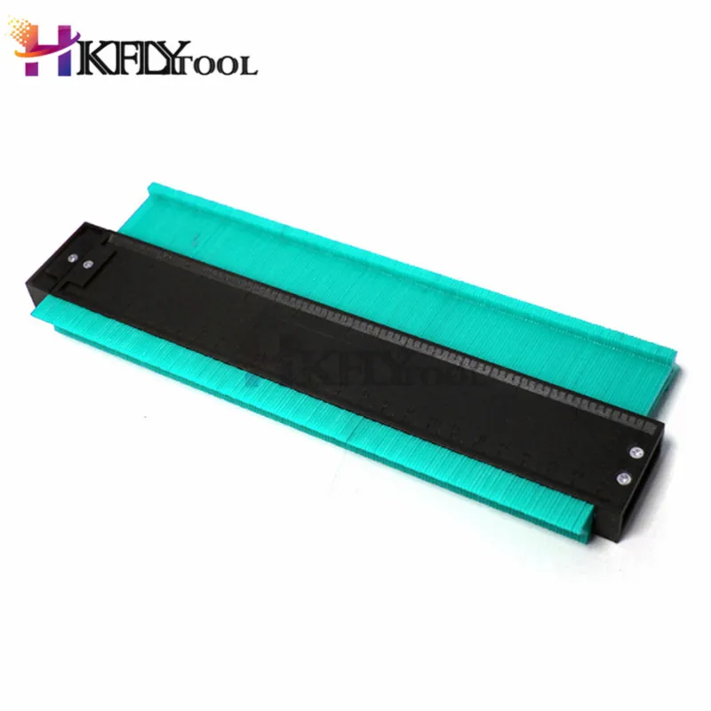 

250mm 10" Width Plastic Profile Copy Contour Gauge 5inch Duplicator Standard Wood Marking Tiling Laminate Tiles General Tools