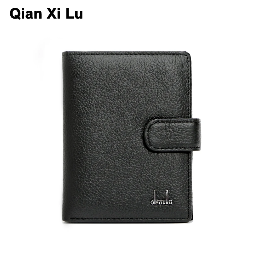 100% кошелек из натуральной кожи многофункциональные кошельки для мужчин с
