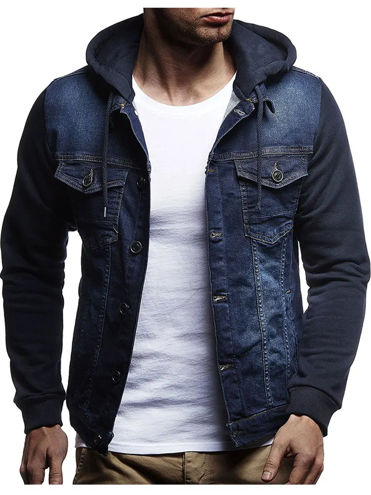 HEE GRAND 2019 мужские осенние и зимние повседневные куртки джинсовая куртка с