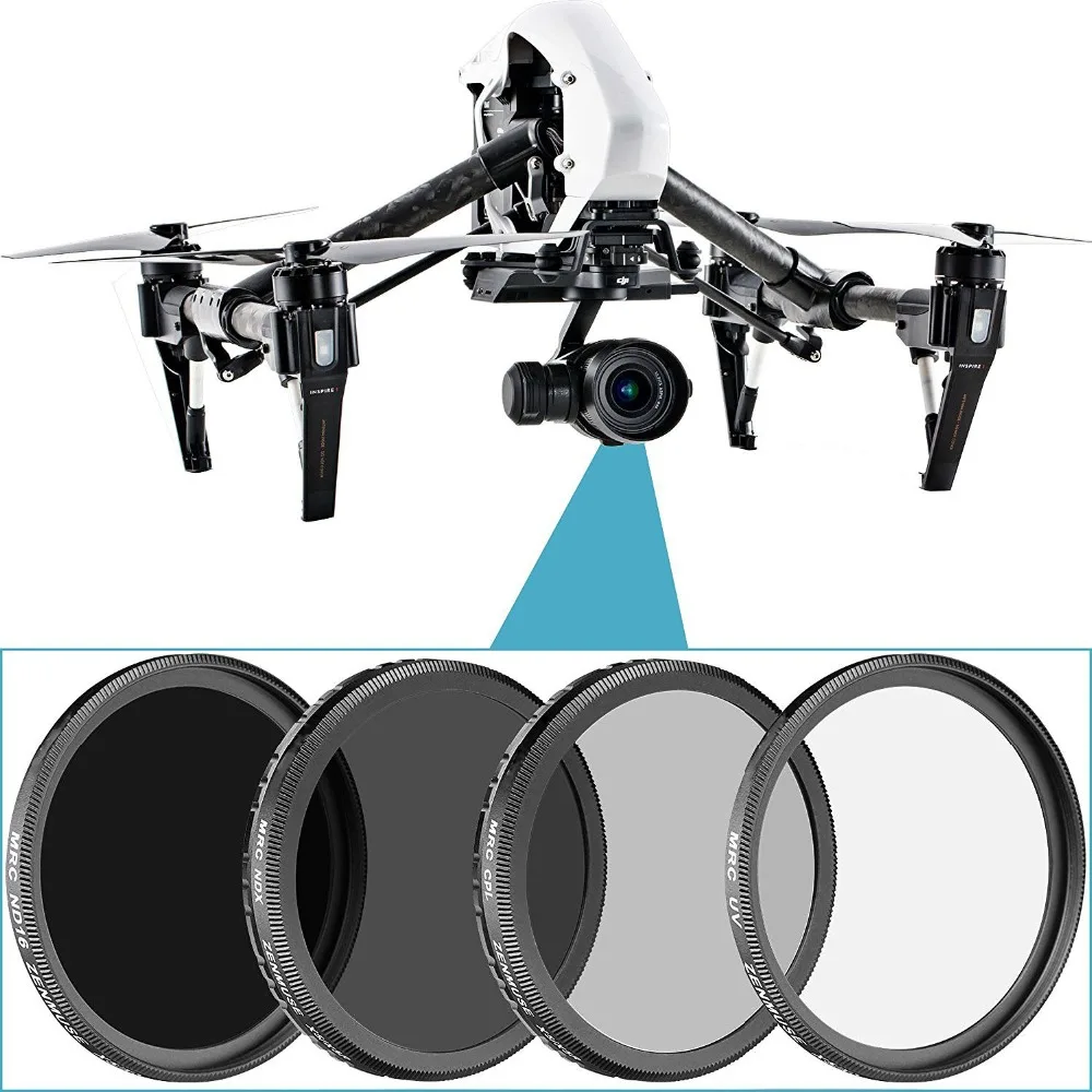 1 шт. защитный фильтр для объектива UV CPL ND4 ND8 ND16 NDX DJI Inspire 2 Zenmuse X5 X5R X7 Gimbal