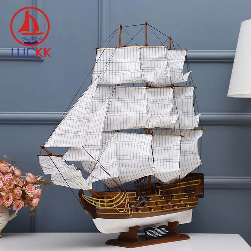 LUCKK 75 см HMS VICTORY 1765 деревянные модели кораблей парусная лодка строительные