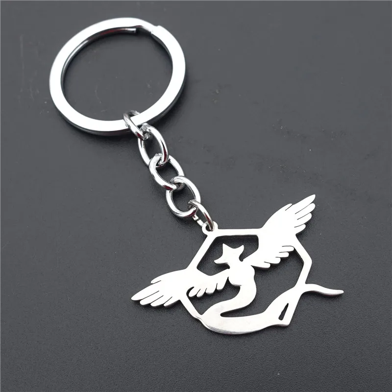 Брелок для ключей из нержавеющей стали в стиле аниме|keychain jewelry|fashion keychainkeychain fashion |