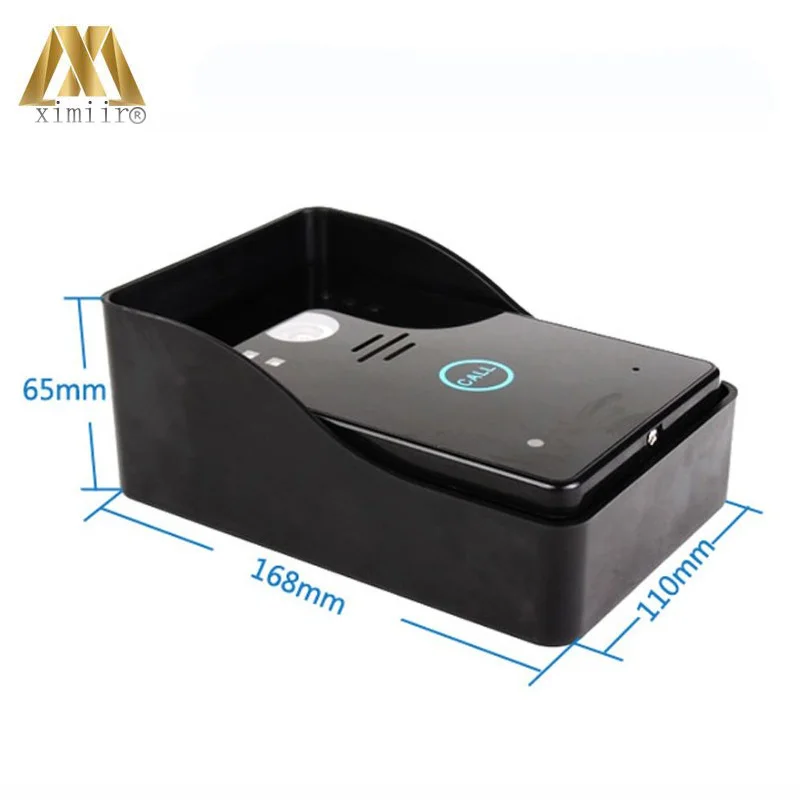 

7 inch color one to one video doorphone intercom system 802MJID11 video door bell with 125KHZ card reader access control system