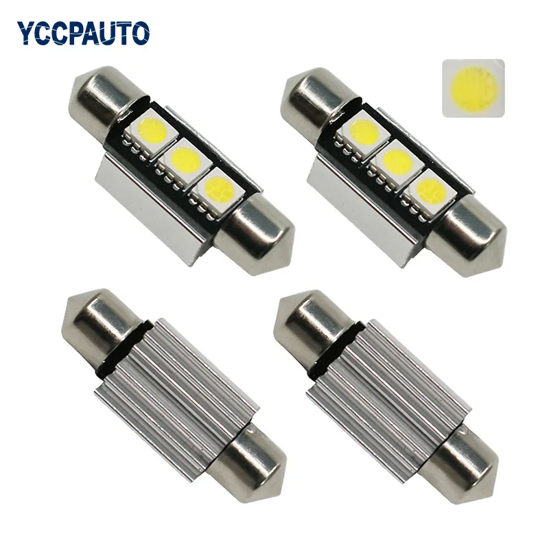 Белый CANBUS Festoon Dome C5W 36 мм 39 внутренняя лампа 3 SMD Автомобильный светодиодный