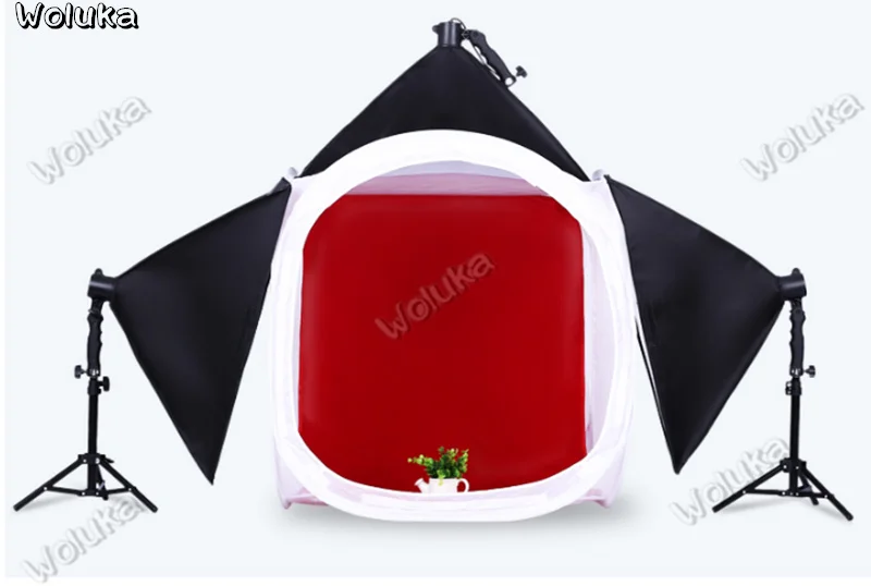 LED small studio set softbox fill lamp photography Lighting Kit 50x70cm Softbox Photo Studio Set Light 80cm CD50 T03 H | Электроника