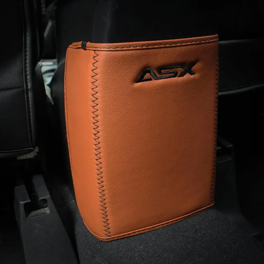 

Car-styling interior Armrest back Protection anti-kick pad decorative trim case for Mitsubishi ASX 2013-2017 Auto Accessories