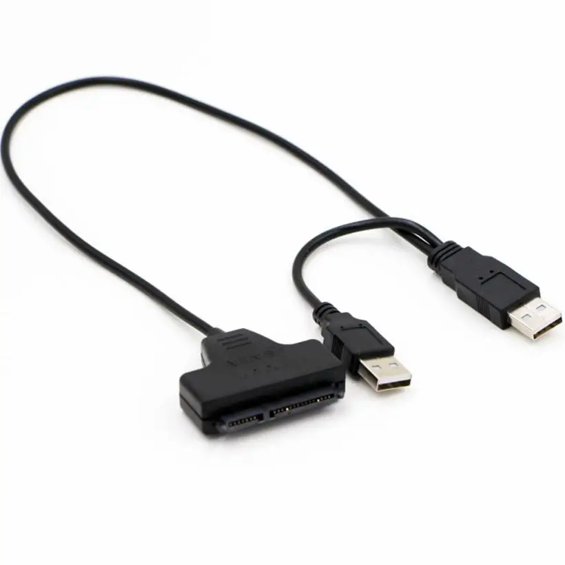 Лидер продаж USB 2 0 SATA 7 + 22Pin к кабель адаптер для 5 HDD жесткий диск ноутбука 17mar22|usb 2.0 - Фото №1