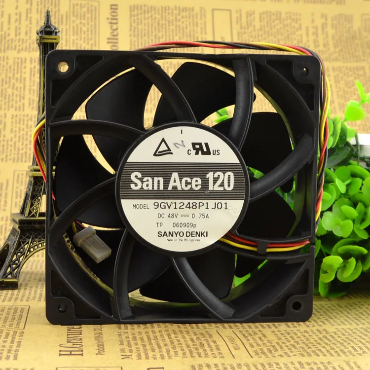 Бесплатная доставка. 120 9 gv1248p1j01 Вентилятор 48 в 0 75 A Сервер.|server fan|120 fanfan |