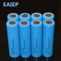 eaiep 8 piece lot 18650 3 7v 1300mah rechargeable liion battery for led flashlight li ion rechargeable battery