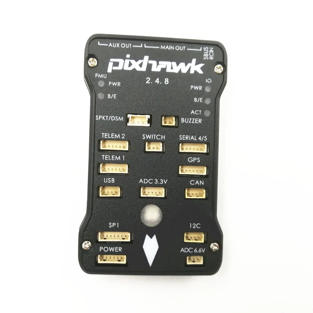 Pixhawk PX4 PIX 2.4.8 32 бит Контроллер полета + 433/915 Телеметрия M8N GPS Minim OSD PM переключатель