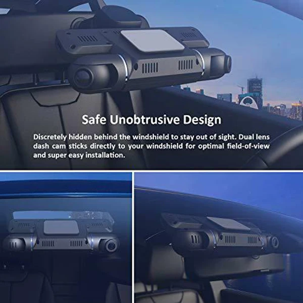 P28 Dash Cam с Wifi Dual 1920X1080P фронтальная и каютная камера