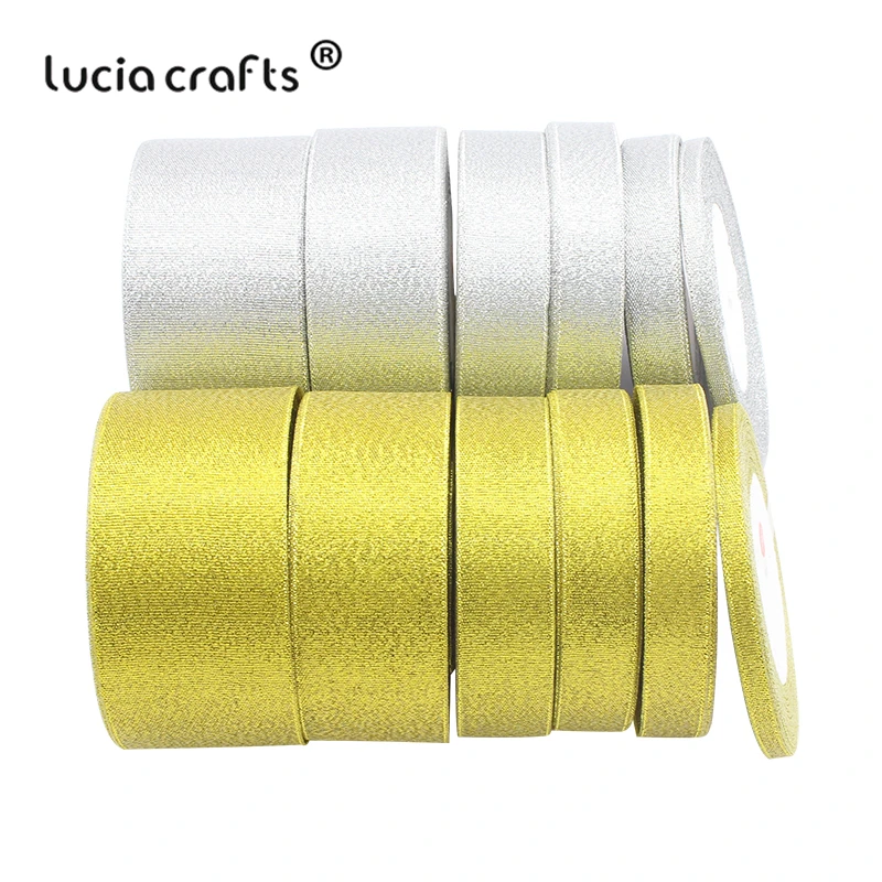 Lucia crafts 25y/рулон органзы кружева ленты отделка ткань для свадьбы дома рукоделие Подарочная упаковка материалы ручной работы U0702