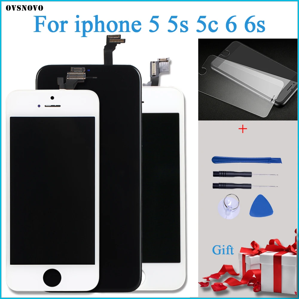 AAA +++ дисплей для iPhone6 5s LCD Замена iPhone 6s 5 сенсорный экран дигитайзер в сборе с 100%