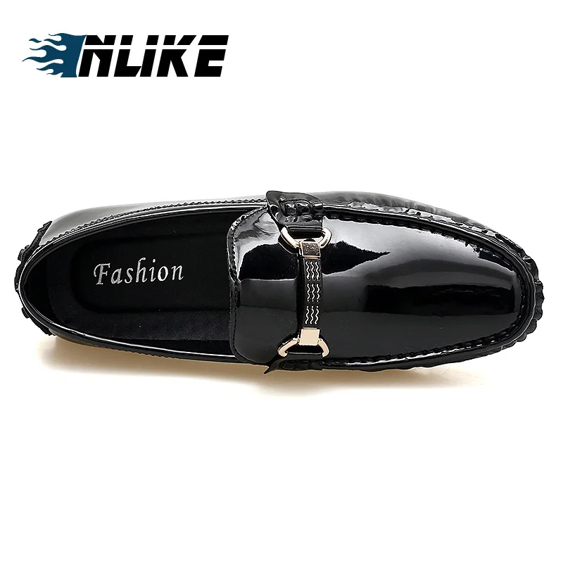 INLIKE Brand Fashion Summer Style Soft Moccasins Men Big Size Loafers High Quality Leather Shoes Flats Driving | Обувь