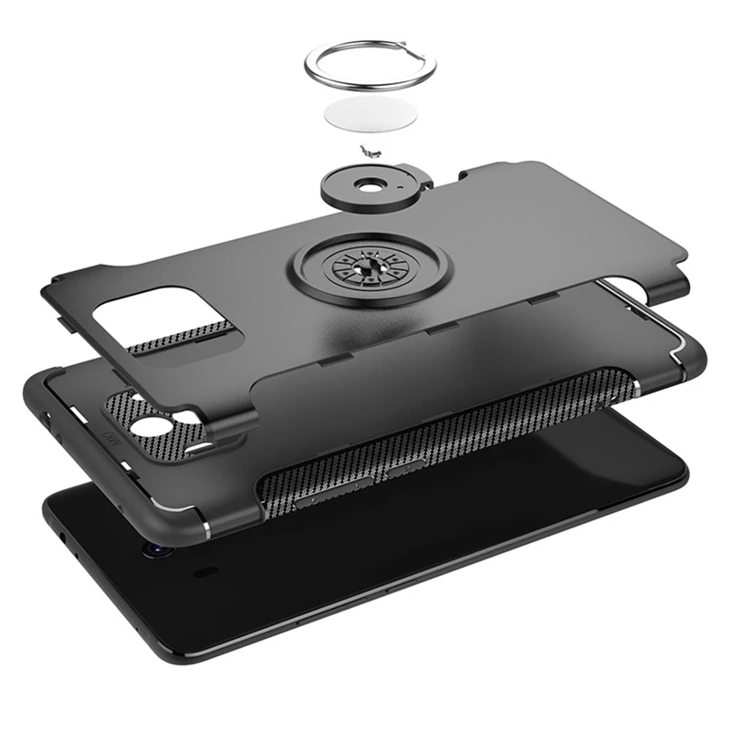 Reaoom Винтажный чехол для телефона Huawei Mate 10 Роскошный с кольцом деловая полная