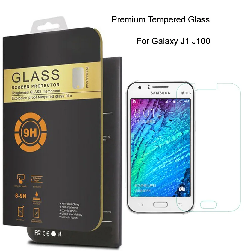 Закаленное стекло пленка ЖК экран протектор для Samsung Galaxy J1 2016 J120F J3 J320 J5 J510 J7 J710 S4 S5