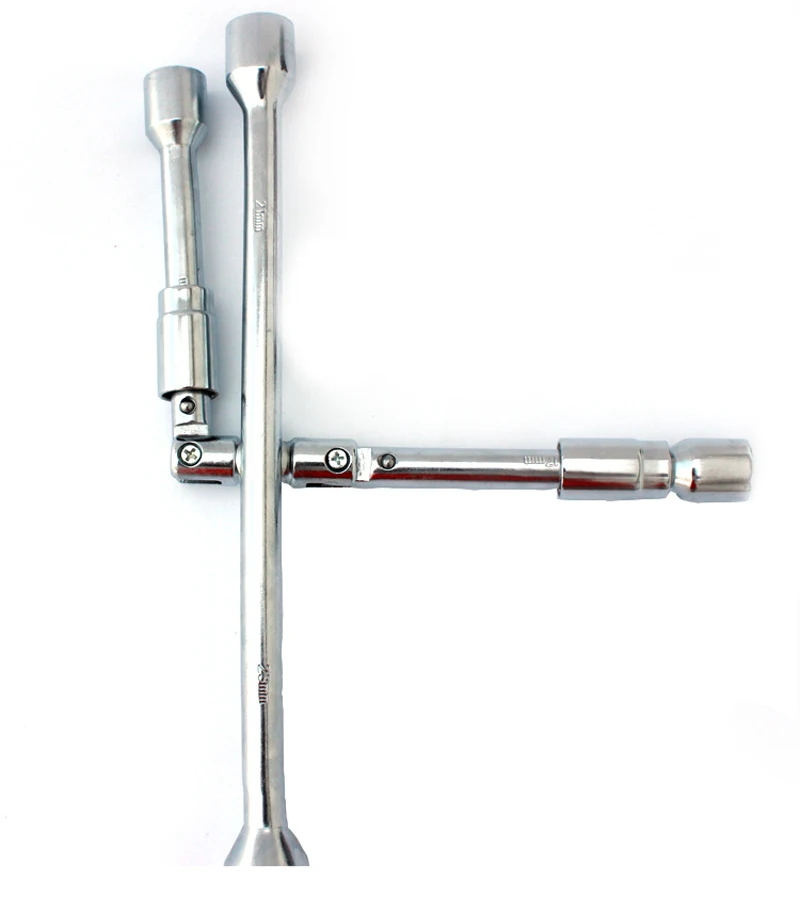 Складной перекрестный гаечный ключ инструмент для ремонта автомобильных колес 4