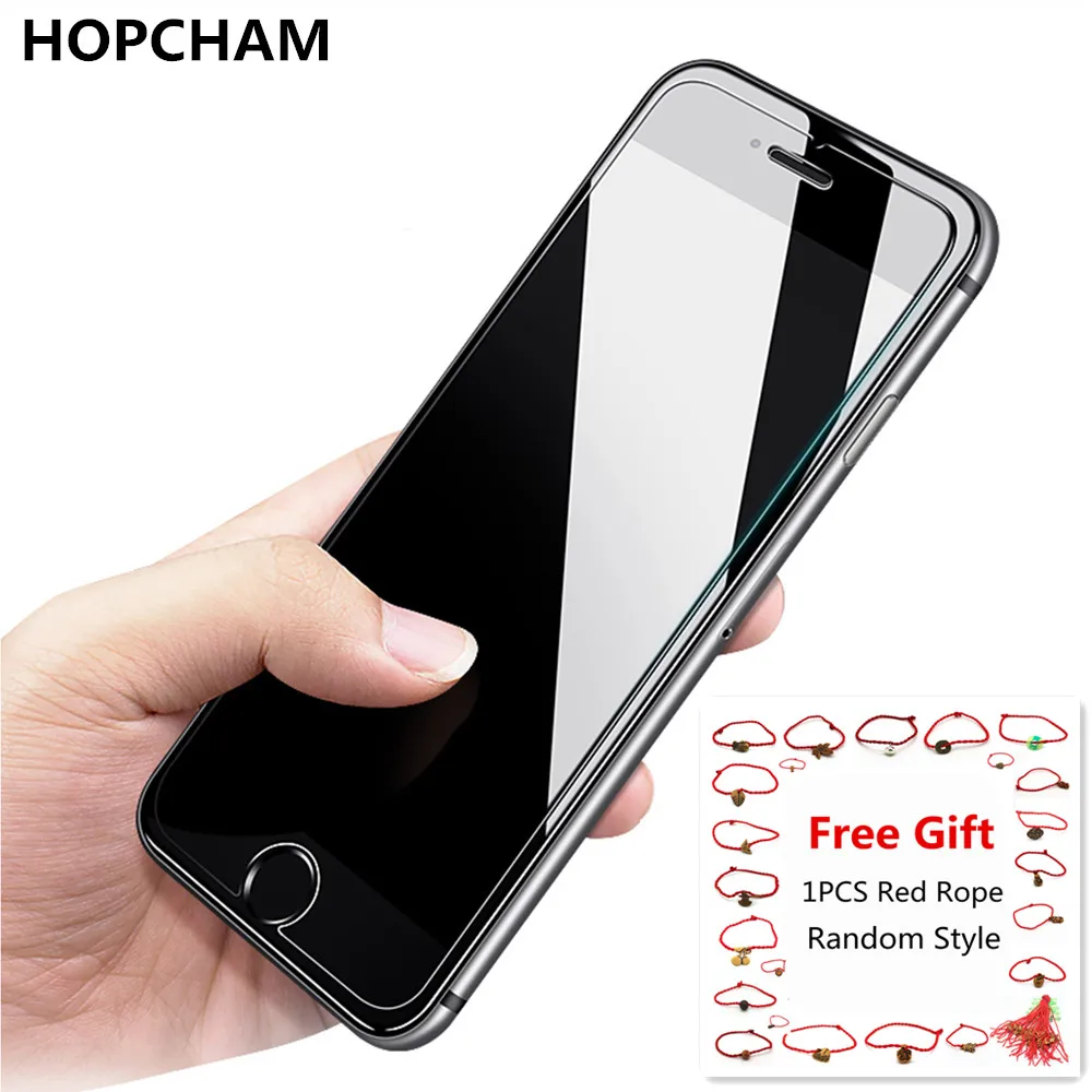 HOPCHAM Защитное стекло для iPhone 7 закаленное 6 6s 6plus Защитная пленка 5 4