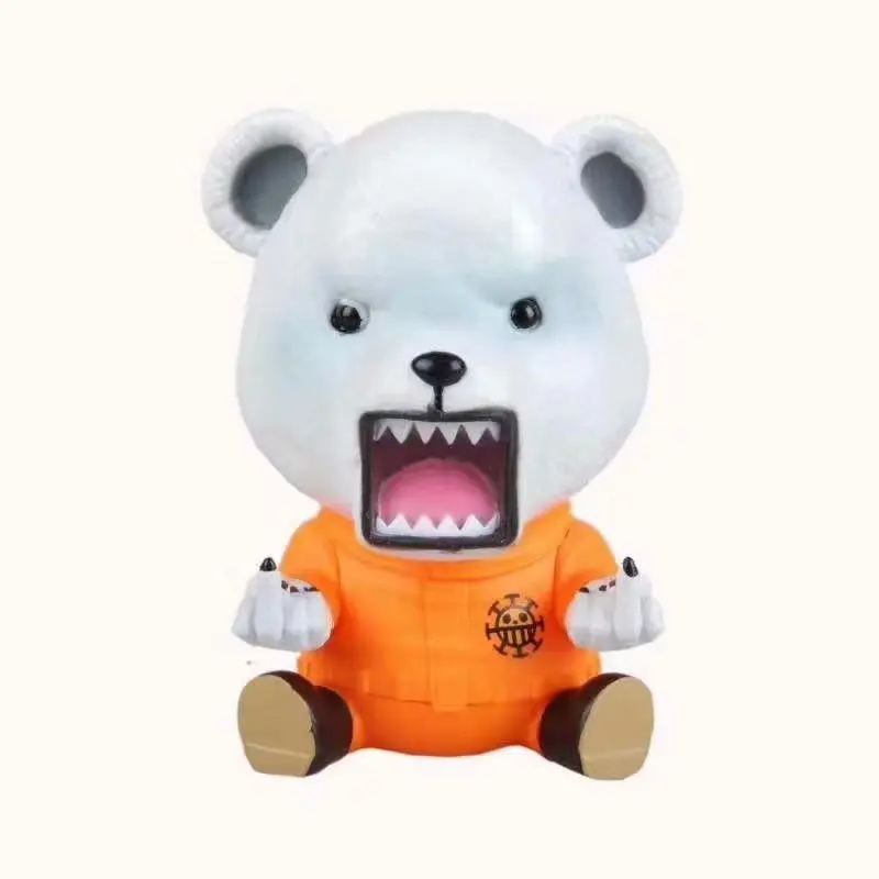 Одна штука статуя пирата Трафальгар д 'лодочка медведь бепо Любовь Сердце