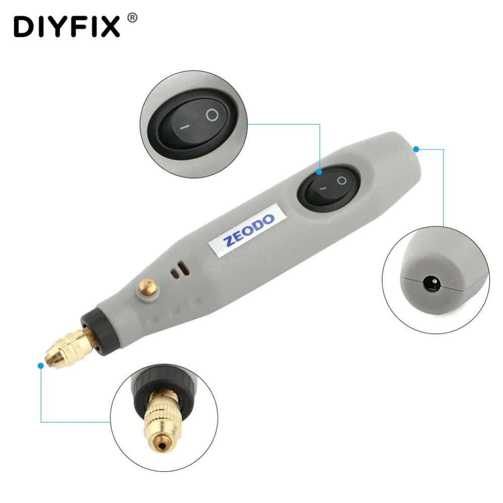 Электрический шлифовальный станок DIYFIX мини ДРЕЛЬ Dremel набор шлифовальных