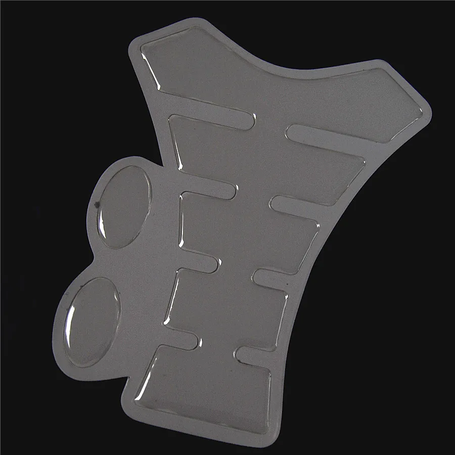 Мотоцикл прозрачной белый углеродного волокна смолы танк Pad протектор кот