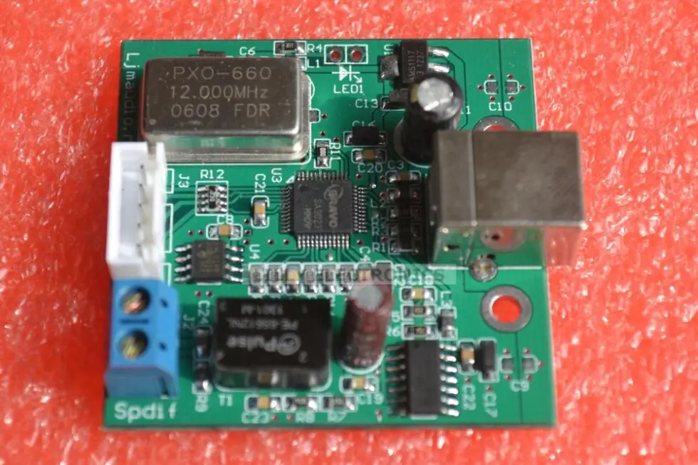 USB к SPDIF коаксиальный I2S процессор TE7022 Чип поддержка 24 бит 96K выборки|usb to|usb to spdifusb