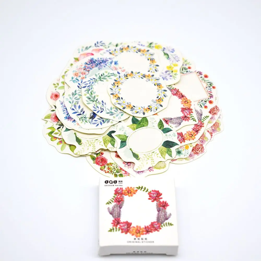 45 шт. декоративные наклейки в виде венков|stationery set|stationery gift setboxed stationery set |
