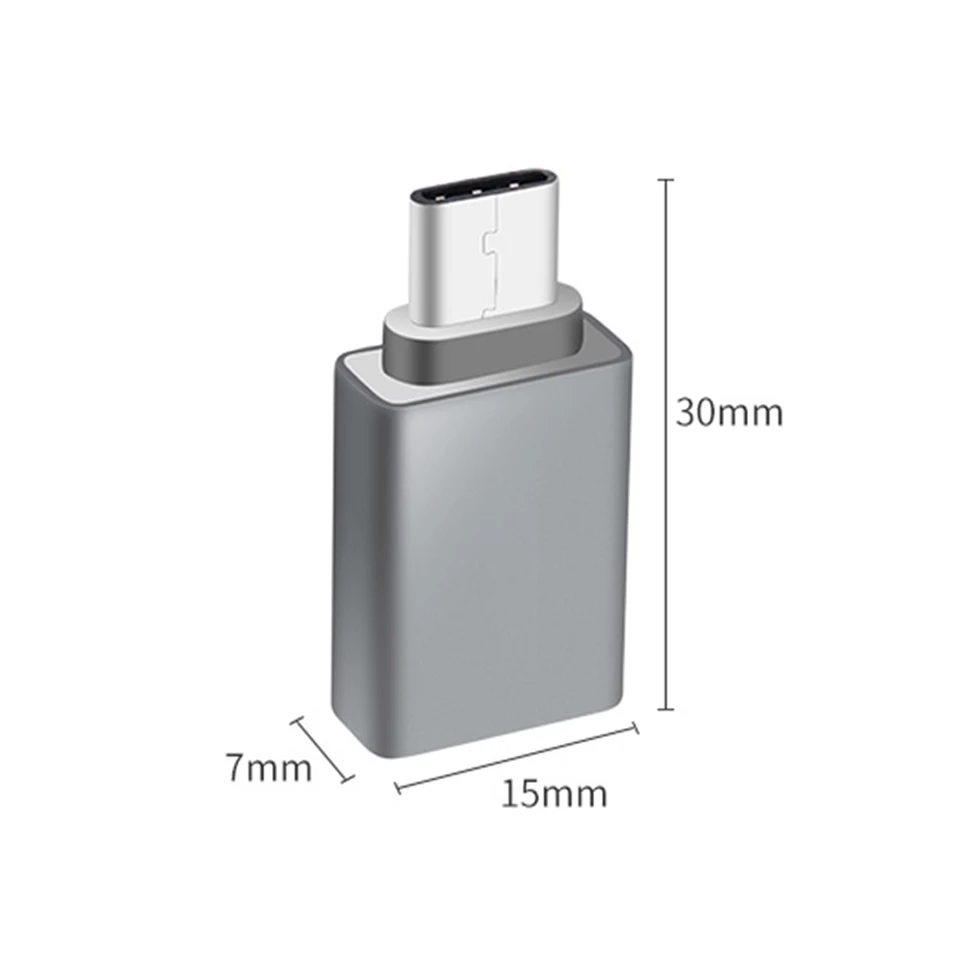 50 шт./лот Тип usb C адаптер &quotпапа&quot в USB &quotМама&quot 3 0 Женский OTG конвертер для Nexus 5X6 P