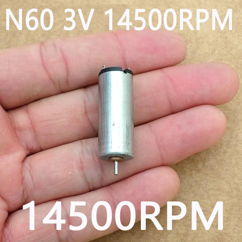 DC 3V 14500 об/мин двигатель с высоким крутящим моментом N60 ручной Электрический