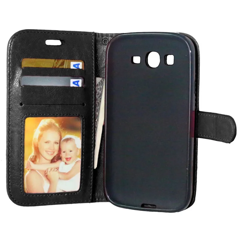 Роскошный чехол Кошелек из искусственной кожи для Samsung Galaxy Grand DUOS i9082 i9080 Neo i9060 i9062