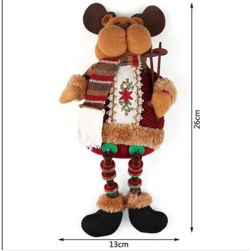 2017 Новая мода 1 шт. Новогодние товары кукла Стены Орнамент милый Санта Клаус