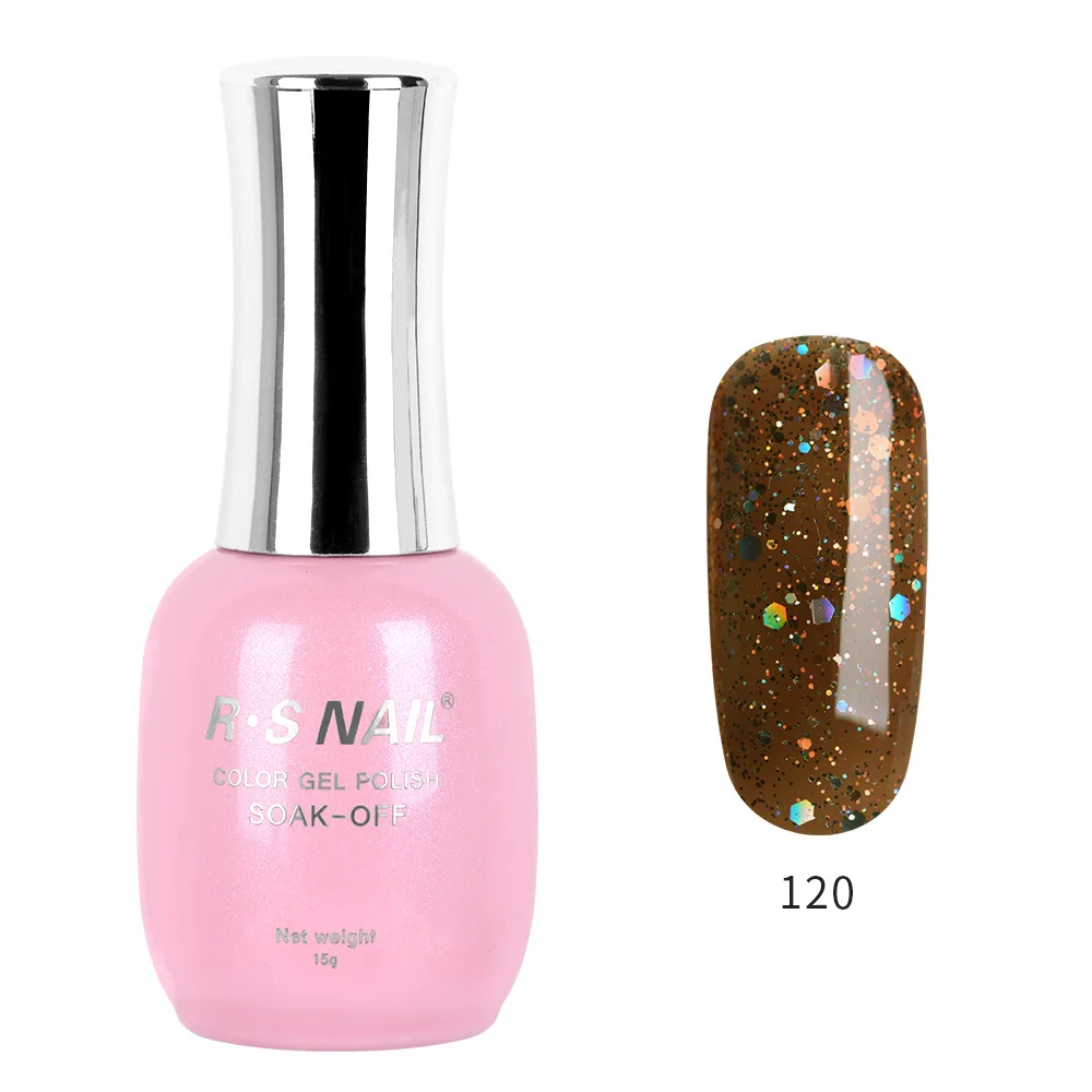 RS Гель-лак для ногтей Seires 120 цветов#061-120 УФ светодиодный Гель-лак Esmalte Permanente Vernis Полупостоянный 15 мл(2 - Цвет: 120